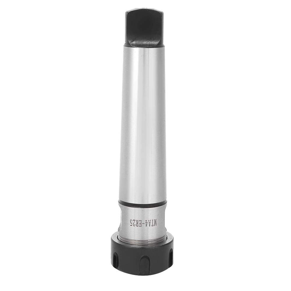 Supporto per Gambo per Pinza Chuck, Acciaio Al Carbonio Coda Piatta Supporto per Codolo Conico Morse per Fresatrice MTA4-ER25/MTA4-ER20/MTA4-ER16(MTA4-ER25),Portautensili Di