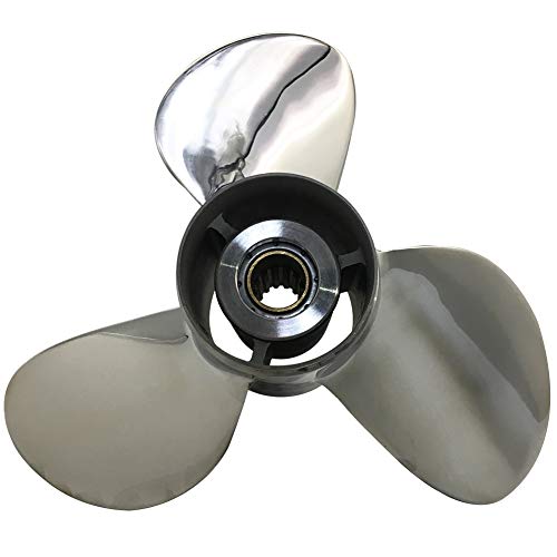 Edelstahl Propeller Bardoven für Außenbordmotoren 35-50 PS