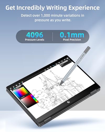 Metapen USI 2.0 Stylus Pen G1 Air for Amazon Fire Max 11, Fire HD 10 (13th Gen, 2023 release), Google Pixel Tablet, 4096 Pressure, 180 Days Battery Life for Student, Note-taking and draw - Image 3