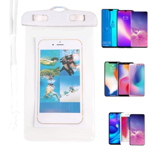 Genérico Impermeable para Teléfono - Soporte Transparente para Pantalla Táctil,Móvil De Reparto De Comida | para Crucero Vacaciones Running Camping Buceo Viajes Playa Natación Kayak
