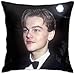 Produktbild Ireser Quadratischer Kissenbezug, Leonardo Dicaprio Sternmuster, 45,7 x 45,7 cm, Modern, Muster 04, Atmungsaktiv, Polyester, Maschinenwäsche, 1 Stück, Wohn/Schlafzimmer, Dekor, Geschenk