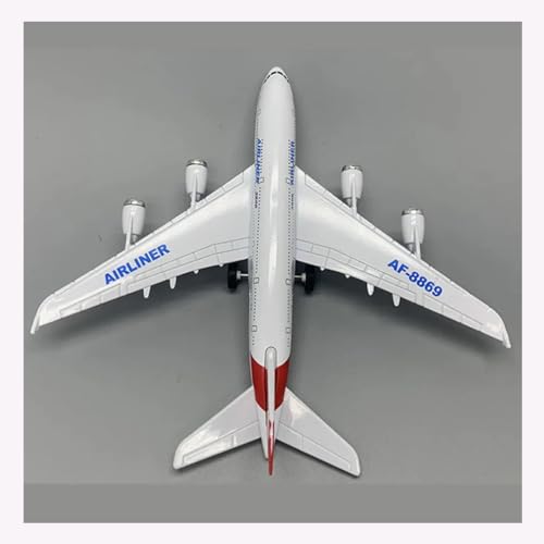 Image of Breatoi ! Diecast Aeroplane Scale Model: (Airlinner Pull Back Model Plane Toy Airlines with Lights and Sounds), 6 +, White