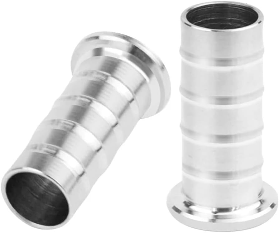 6x4 8x6 10x8 12x10 1/4“ 3/8” 1/2“ Insert Sleeve 316 Stainles Steel Fitting for PU PTFE Pipe Support Reinforcement Plug-in(OD10x8)