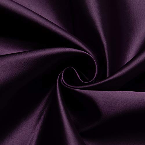 東レ シルックサテン 生地 約122cm×1mカット Col.130 パープル系T880-1