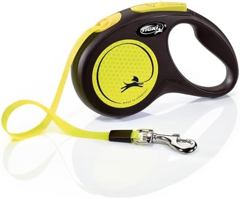 Flexi 4000498023518 Smycz Zwijana, 5 m, Żółta