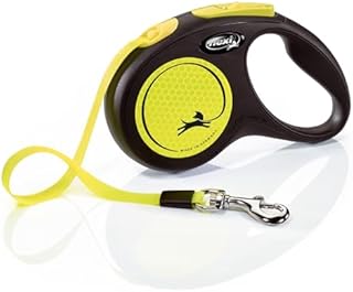 Flexi 4000498023518 Smycz Zwijana, 5 m, Żółta