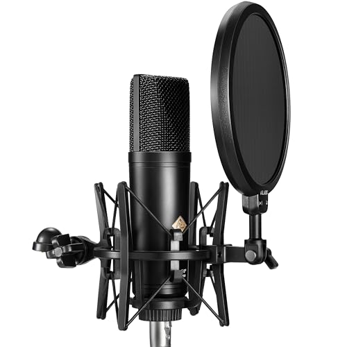 ALABS XLR Podcast Microphone – Professional Condenser Studio Mic with 25mm Large Diaphragm, Shock Mount, Pop Filter for Streaming, Podcasting, Vocals, and Recording AC88