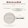 KitchenAid Hard Anodized Ceramic Induction Nonstick Cookware 2-Piece Frying Pans/Skillet Set, Dishwasher Safe, 8.25 Inch and 10 Inch Non Stick Fry Pans with Stainless Steel Handles - Porcelain White #1