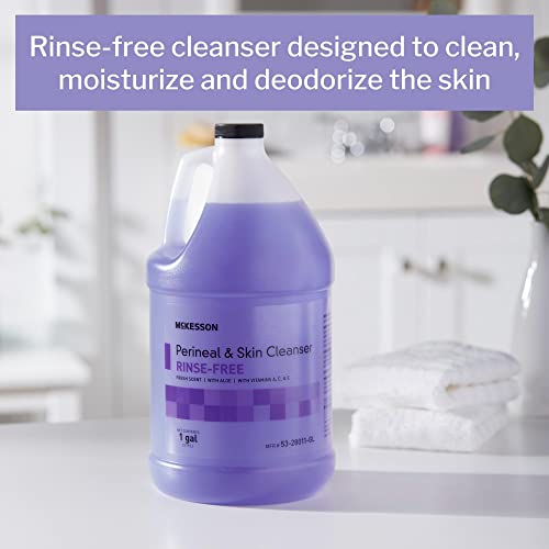 Mckesson Perineal Skin Cleanser, Rinse-Free, Fresh Scent, 1 Gal, 1 Count #TOP1