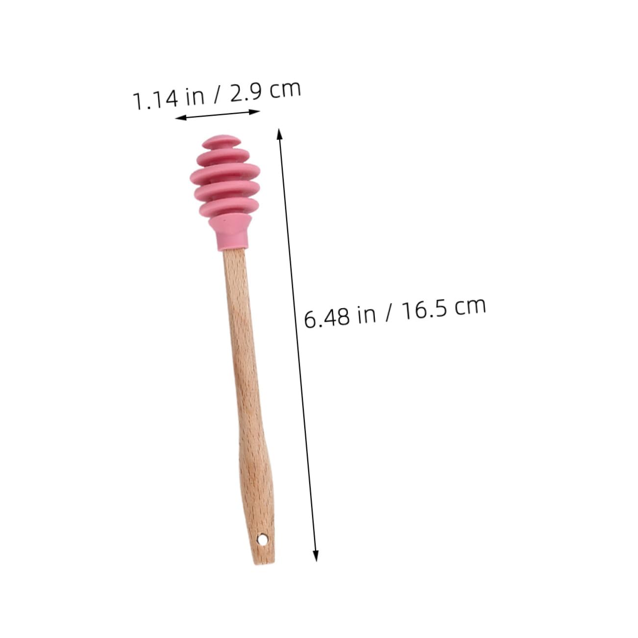 Alipis Silicone Honey Stirrer Honey Dippers Honey Mixing Stick Honey Wand Heat/cold Resistant Food Grade Easy Cleaning