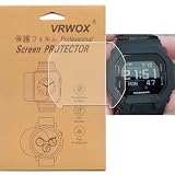VRWOX GBD-200 - Pellicola protettiva in TPU per orologio GBD-200-1 GBD-200-1JF, copertura completa, in TPU HD, trasparente, anti-bolle e antigraffio, confezione da 3