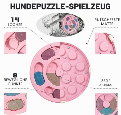 Blanlody Hundespielzeug Intelligenz, Intelligenzspielzeug für Hunde