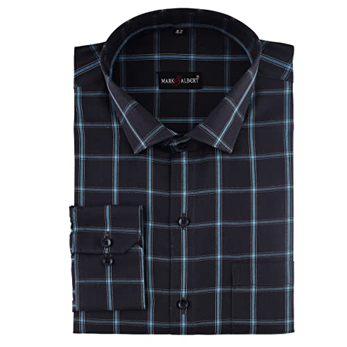 Image of MARK & ALBERT Men's Cotton Formal Shirt