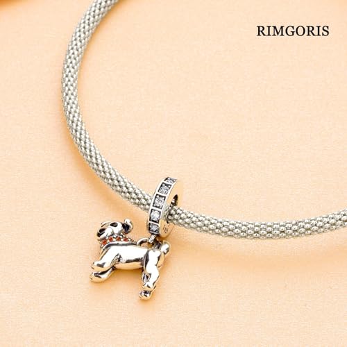 Abalorio de plata de ley 925 con forma de pastel rosa para pulseras de mujer 4