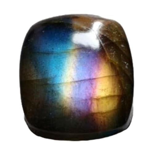 Labradorite cabochon 20x18mm, pierre fine naturelle de qualité pour création de bijoux