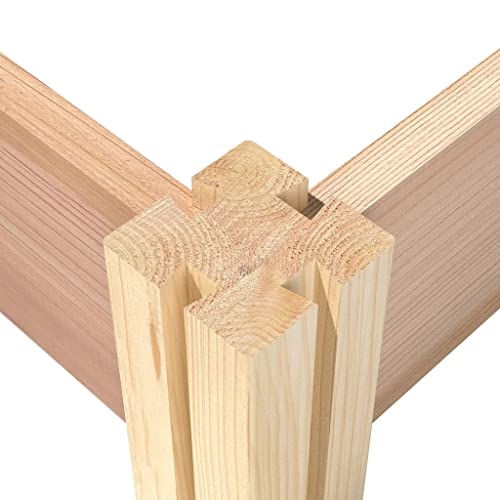 Insassy 48 In X 16 In Premium Cedar Wood Raised Garden Bed - Made In Usa #TOP2