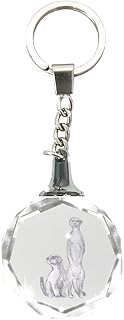 Deluxebase from Animal Crystal Glass Dome Keychain. Unique Crystal Key Holder Gifts for Women.
