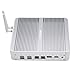 Produktbild WEIDIAN Desktop Computer Lüfterloser Mini PC Windows 10 DP HDMI Linux 4K HD HTPC Intel Core i5 7260U Gaming PC (128G SSD 1TB HDD 8G Ram)