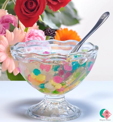 Mayca Moon Konpeito Japanese Tiny Sugar Candy Crystal type 200g (Rainbow) - Thumbnail 3