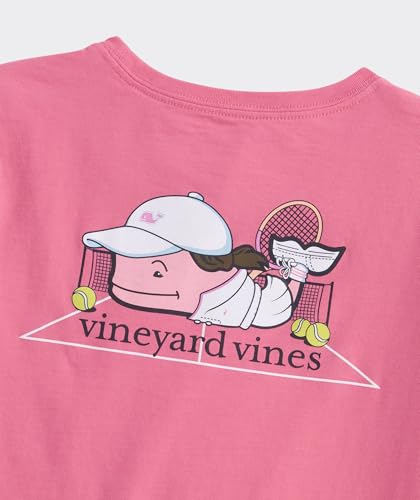 vineyard vines Girls' Tennis Court Whale Short-Sleeve Pocket Tee3