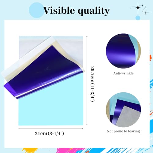 100 Pcs Tattoo Transfer Paper, Professional Level A4 Thermal Stencil Transfer Paper for Tattooing, Cuttable Size for Thermal Copier & Freehand, Sharp Detail Transfer for Professional Tattoo Artists by YIRIGUI - Image 6