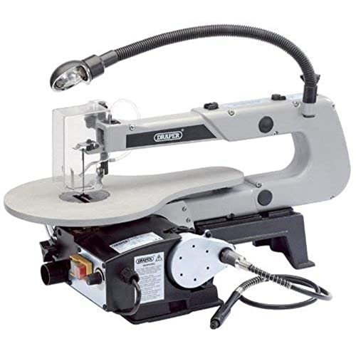 Price comparison product image Draper 22791 Variable Speed Fretsaw with Flexible Shaft and Worklight,  405mm,  90W