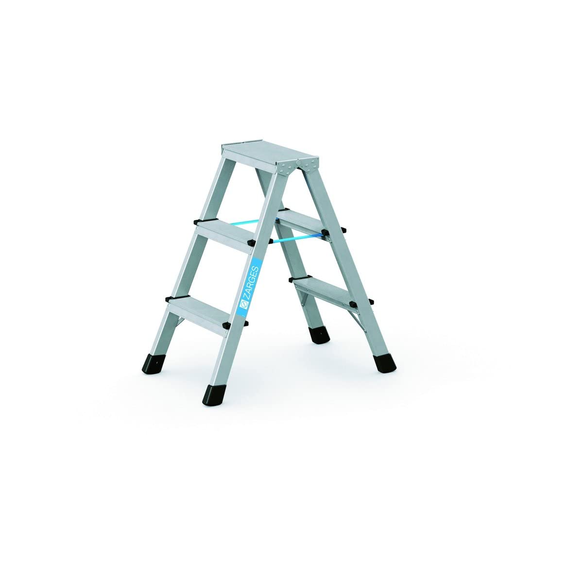 Zarges Eloxierte doppelseitige Stufen, 2 x 3 Sprossen, ZAR41263