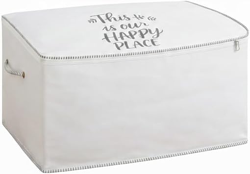 İpli Baskılı Yorgan Yastık Kıyafet Hurcu Düzenleyici Organizer Hurç (Yorgan 75 x 45 x 45)