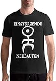 lament einstürzende neubauten youtube 100 % Baumwolle Einsturzende Neubauten Herren-T-Shirt, kurzärmelig, mit Logo, Schwarz Gr. L, Schwarz