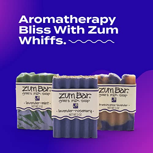 Indigo Wild Zum Bar Goat's Milk Soap - Lavender Blends - Frankincense-Lavender, Lavender-Rosemary, Lavender-Mint - 3 Oz (3 Pack) #TOP2