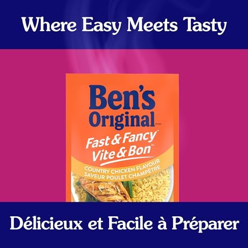 BEN'S ORIGINAL™ FAST & FANCY™ Country Chicken Flavour Rice, 12PK CASE - 4