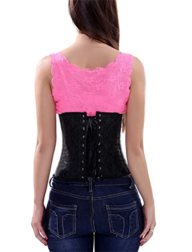 KUOSE Damen Waist Cincher Unterbrust Korsage Korsett Shaper Body Bauchweg Corsage Übergrößen