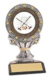 BuyAwardsandTrophies All Star Resin Croquet Trophy - Plastic Trophy with Base, Awards and Trophies for Sports Competition, Prizes for Adults and Kids Gray, 6 1/4