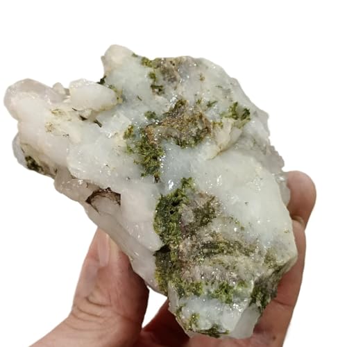 Cristal d'épidote en quartz de 200g, cadeau idéal d'ornement