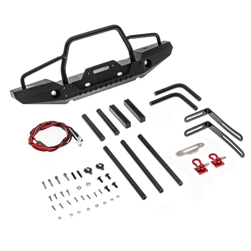 Pare-chocs avant RC anti-choc en métal pour châssis TRX4 et D90 1/10