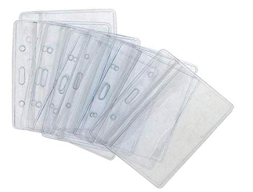 50 porta badge di identificazione orizzontali