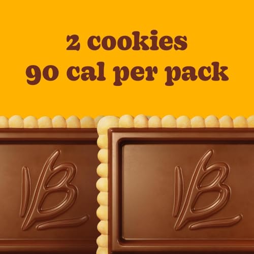 Image of Bauducco Choco Biscuit Cookies - Crispy Chocolate-Covered Biscuits, Individually Wrapped for Snacking, Dessert, and Lunch Boxes, 25.3 oz (Pack of 40)