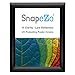 Black Snap Frame 8x10 Inches, 1" Narrow Aluminum Profile, Front Loading Display, Wall Mount