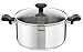 Tefal Comfort MAX - Cacerola (con Tapa, Acero Inoxidable), Plata, 24 cm