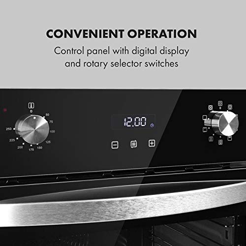 Klarstein Casteau Einbaubackofen Elektro, A, 70 L, 2800 W, Katalyse, Temperaturbereich: 50-250 °C, 9 Funktionen, 5… – Bild 7