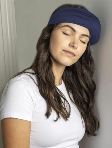 Sleepy Sleeves Headband Pillow (Navy)
