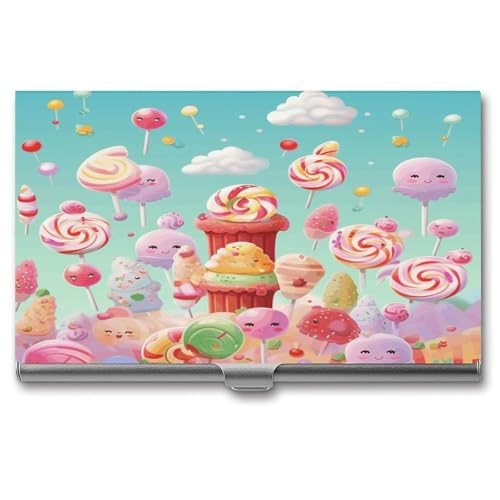 Porte-cartes de visite Candy Happy en métal léger pour vos rendez-vous