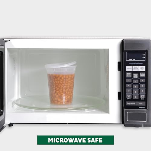 Image of Freshware Deli Containers with Lids 32 oz [50 Set] Leak-Proof BPA Free Plastic Take Out Bowls, Food Storage Containers for Takeout Meal Prep Storage, Freezer, Microwave & Dishwasher Safe