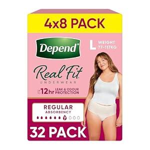 Depend Real Fit Incontinence Underwear Regular Women