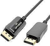 cable displayport hdmi 10m one-way transmission,"Source" plug for connecting DP source port, (Input Devices like blu-ray player, PC, Desktop, etc). "Display" Plug for connecting DP display device, (Output Devices like HDTV, monitor, projector etc). Plug and play,Widely Compatibility