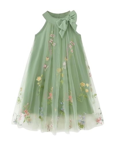 Saeaby Kids Toddler Girl Dress Summer Clothes Ruffle Sleeveless Little