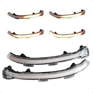 cantondz Compatible With Golf Mk7 7.5 7 Gti R Gtd LED Dynamic Turn Signal Light Rearview Mirror Turn Flash Lamp Waterproof Mirror Indicators Light