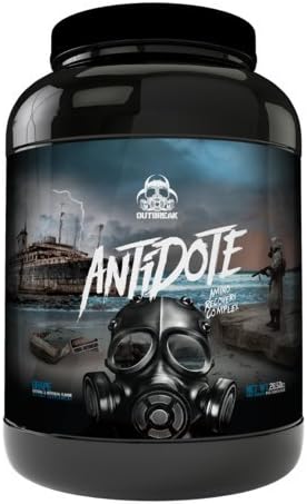 Antidote Amino Recovery Complex – BCAA Branched-Chain Powder Increased Muscular Protein Uptake Rapid Glycogen Muscle Replenishment ActiGin VO2, Lower Inflammation, Strawberry Margarita, 60 Servings