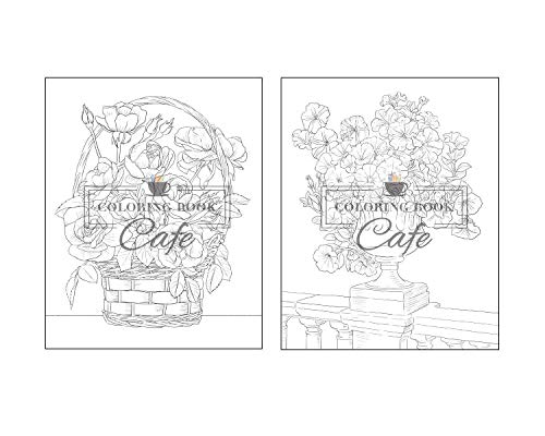 Beautiful Flowers Coloring Book: An Adult Coloring Book Featuring Exquisite Flower Bouquets and Arra