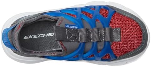 Skechers Kids Boy's Skech Faster Sneaker, Charcoal/Multi, 7 Big Kid | Image 1